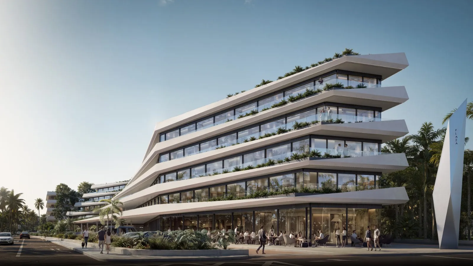 Loop Business Center — fachada de locales comerciales y oficinas en Verón, Punta Cana